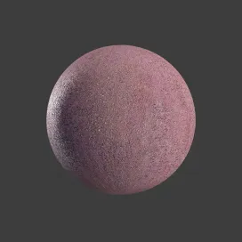 Red painted asphalt 5